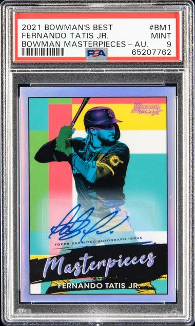 2021 Bowman's Best Fernando Tatis Jr. Bowman Masterpieces Autograph #BM1 card image