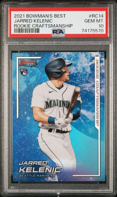 2021 Bowman's Best Jarred Kelenic Craftsmanship #RC14 card image