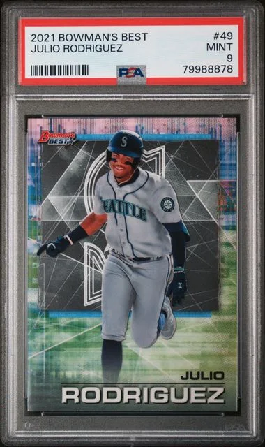 2021 Bowman's Best Julio Rodriguez #49 card image
