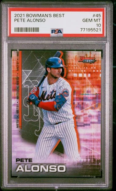 2021 Bowman's Best Pete Alonso #45 card image