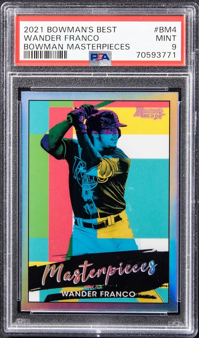 2021 Bowman's Best Wander Franco Bowman Masterpieces #BM-4 card image