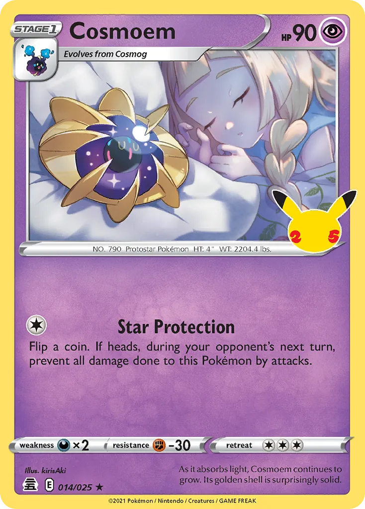 2021 Celebrations Cosmoem Rare #14/25 Rare card image