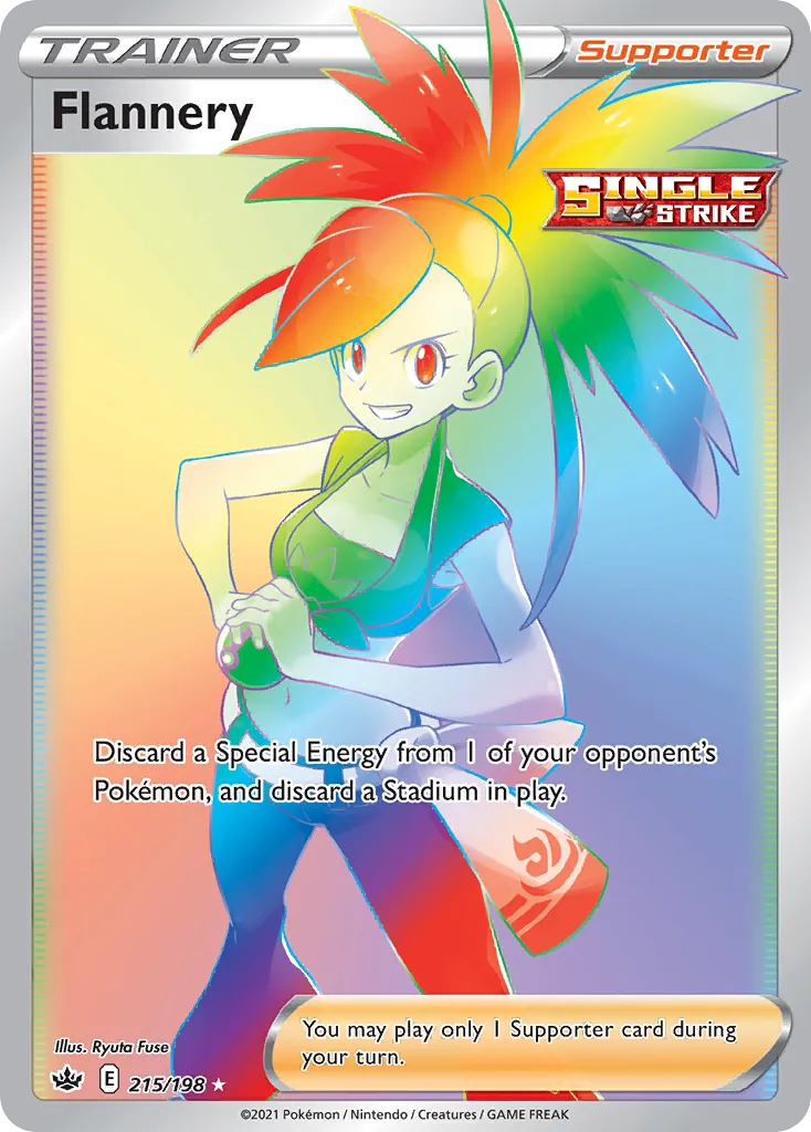 2021 Chilling Reign Flannery #191/198 Rare Ultra card image