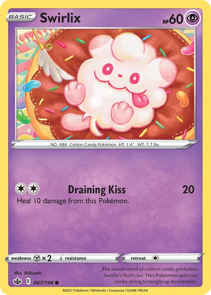 2021 Chilling Reign Swirlix #067/198 Common card image