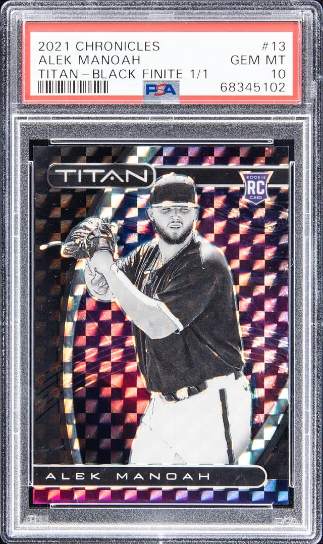 2021 Chronicles Alek Manoah Titan Black Finite #13 card image