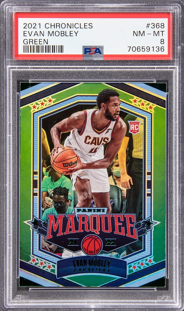 2021 Chronicles Evan Mobley Green #368 card image