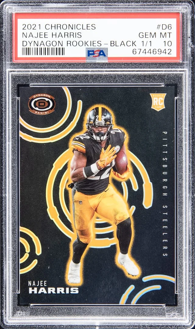 2021 Chronicles Najee Harris Dynagon Rookies Black #D-6 card image