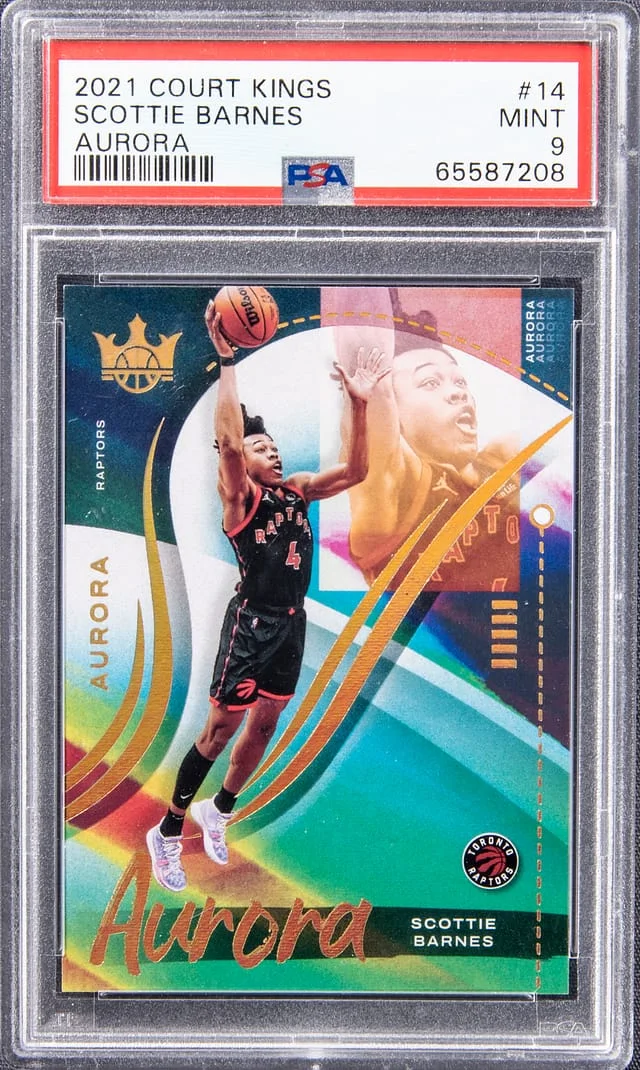 2021 Court Kings Scottie Barnes Aurora #14 card image