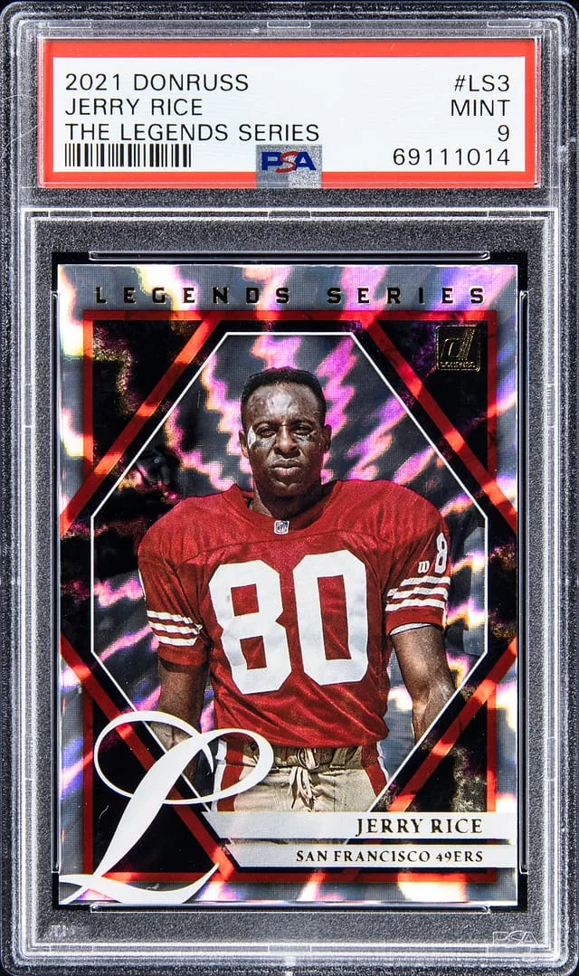 2021 Donruss Jerry Rice The Legends Series #LS3 card image