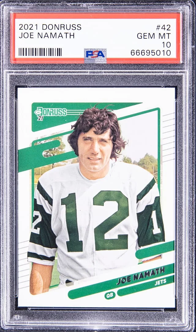 2021 Donruss Joe Namath #42 card image