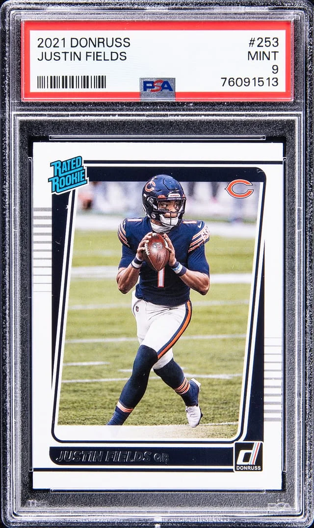 2021 Donruss Justin Fields #253 card image
