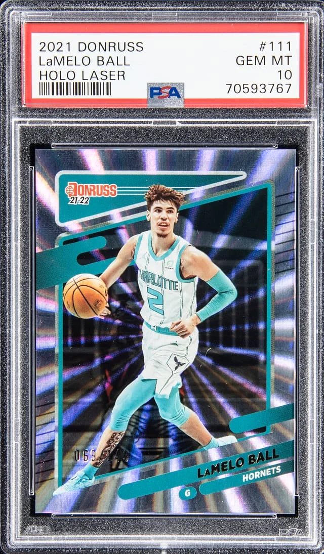 2021 Donruss LaMelo Ball Holo Laser #111 card image