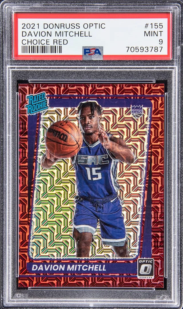 2021 Donruss Optic Davion Mitchell Choice Red #155 card image