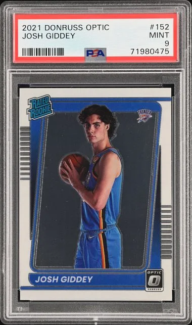 2021 Donruss Optic Josh Giddey #152 card image