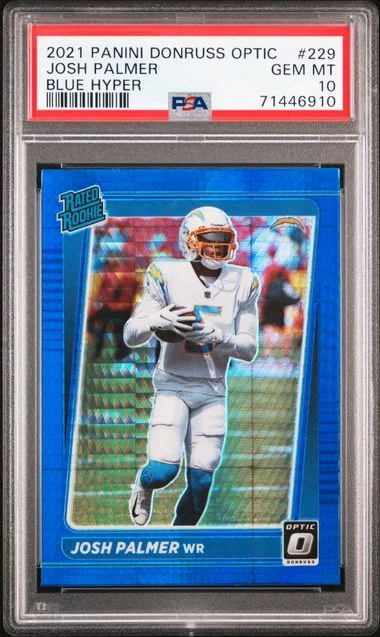 2021 Donruss Optic Josh Palmer Blue Hyper #229 card image