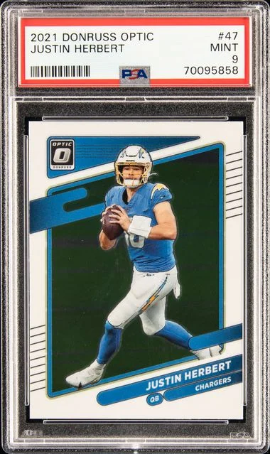 2021 Donruss Optic Justin Herbert #47 card image