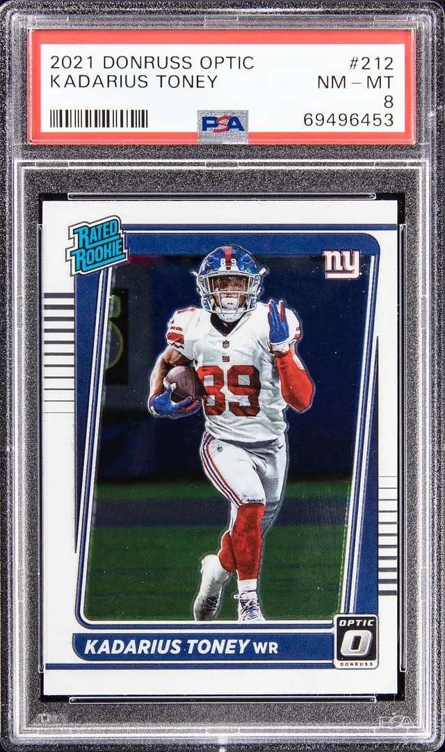 2021 Donruss Optic Kadarius Toney #212 card image