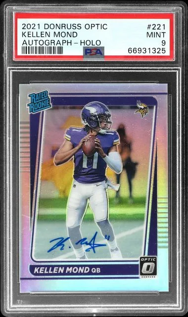 2021 Donruss Optic Kellen Mond Autograph Holofoil #221 card image