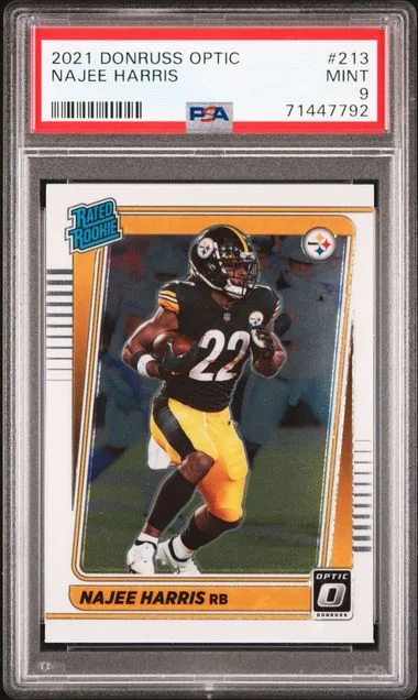 2021 Donruss Optic Najee Harris Holo Variation #213 card image
