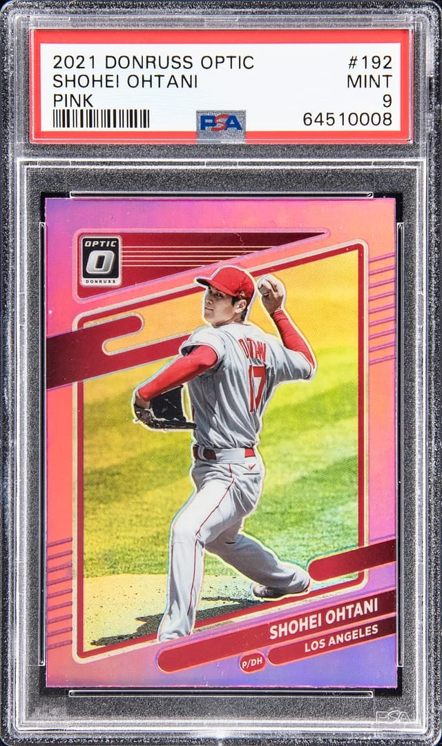 2021 Donruss Optic Shohei Ohtani Pink #192 card image