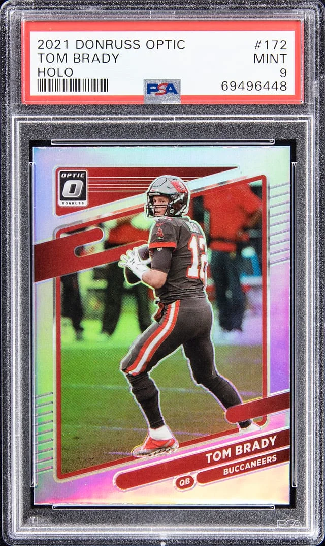 2021 Donruss Optic Tom Brady Holo #172 card image