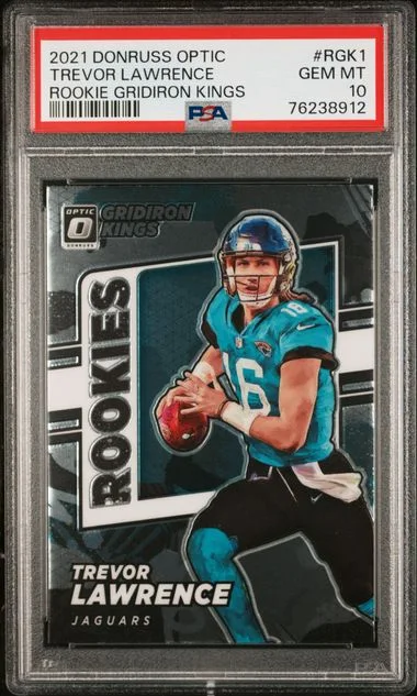 2021 Donruss Optic Trevor Lawrence Gridiron Kings #Rgk1 card image