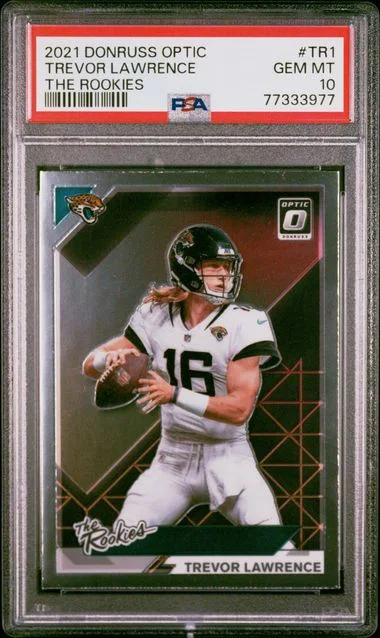 2021 Donruss Optic Trevor Lawrence The Rookies #Tr1 card image
