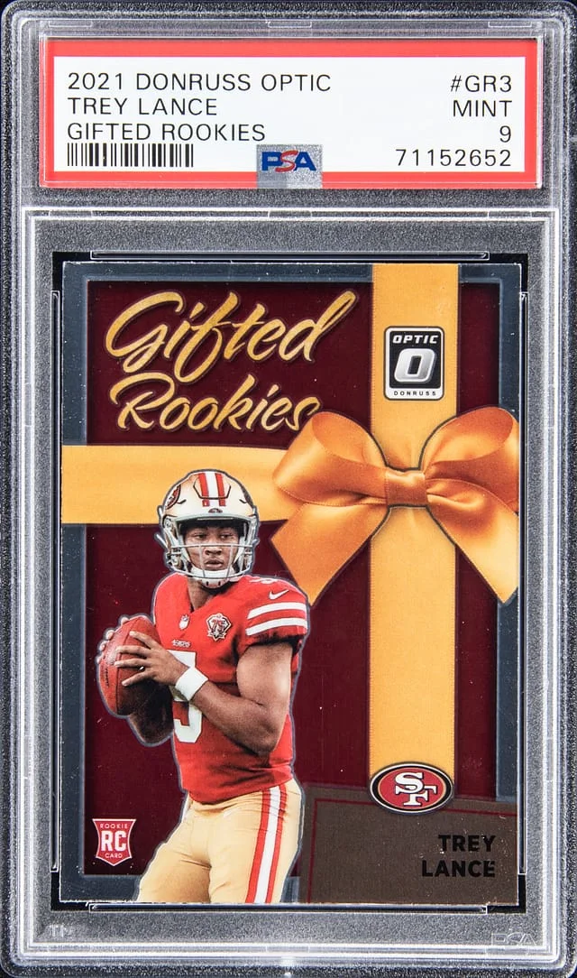 2021 Donruss Optic Trey Lance Gifted Rookies #GR-3 card image
