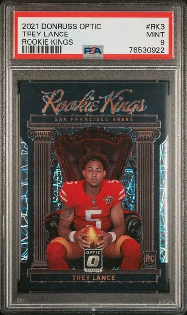 2021 Donruss Optic Trey Lance Kings #RK-3 card image