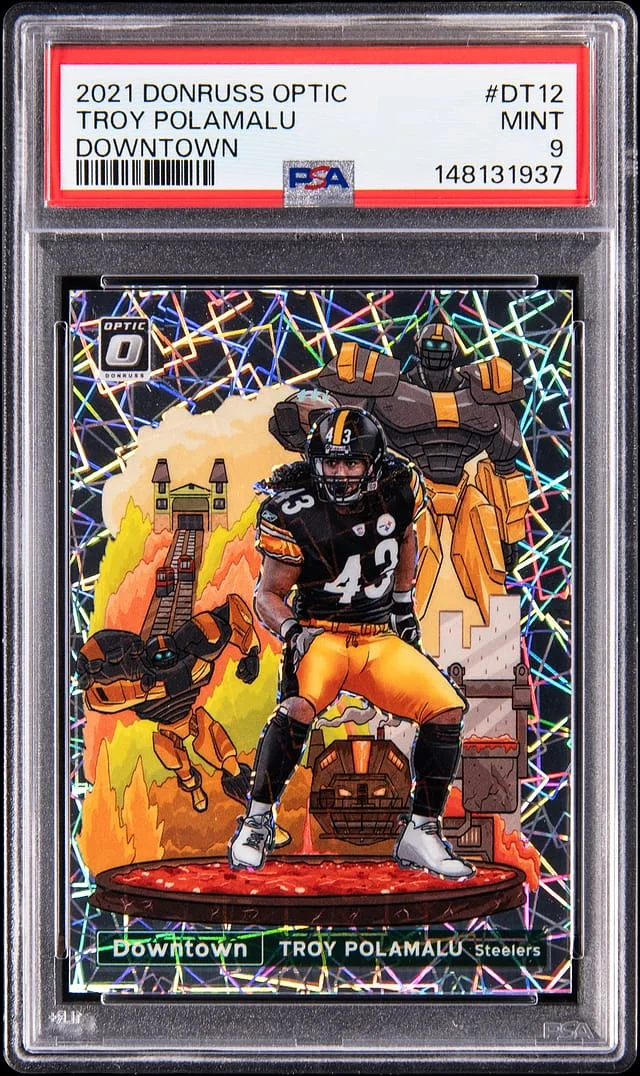 2021 Donruss Optic Troy Polamalu Downtown #DT-12 card image