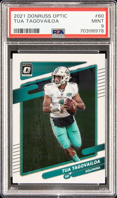 2021 Donruss Optic Tua Tagovailoa #60 card image