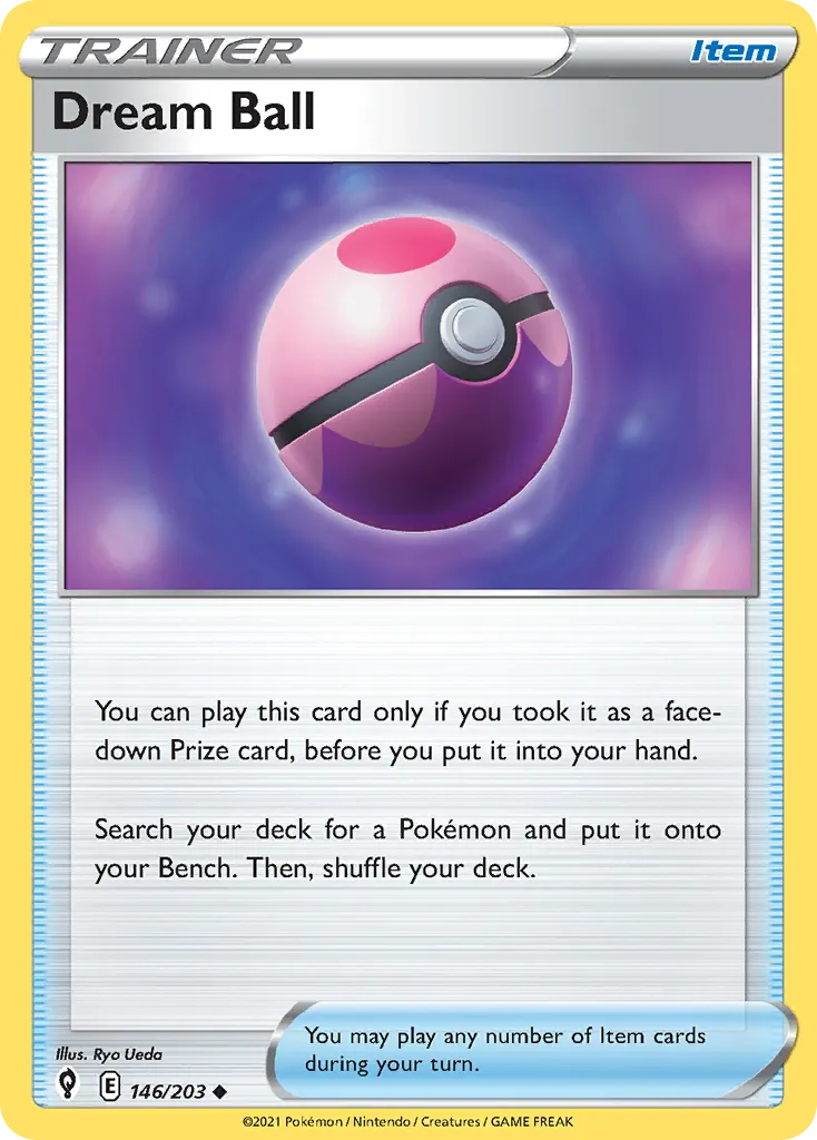 2021 Evolving Skies Dream Ball #146/203 Uncommon card image