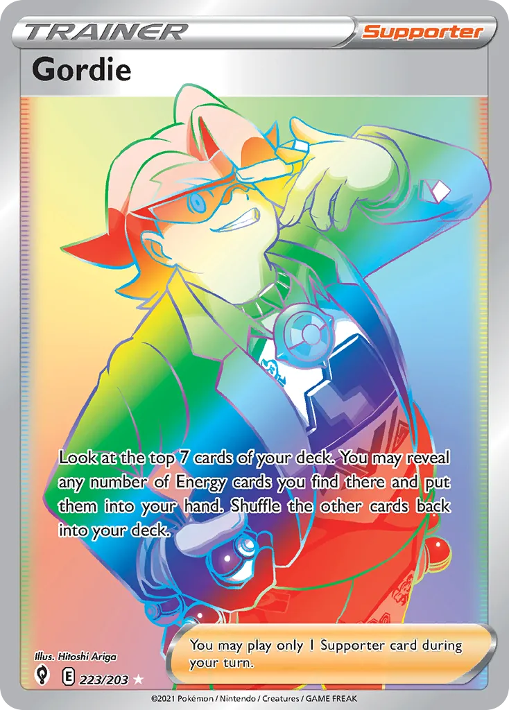 2021 Evolving Skies Gordie #149/203 Uncommon card image