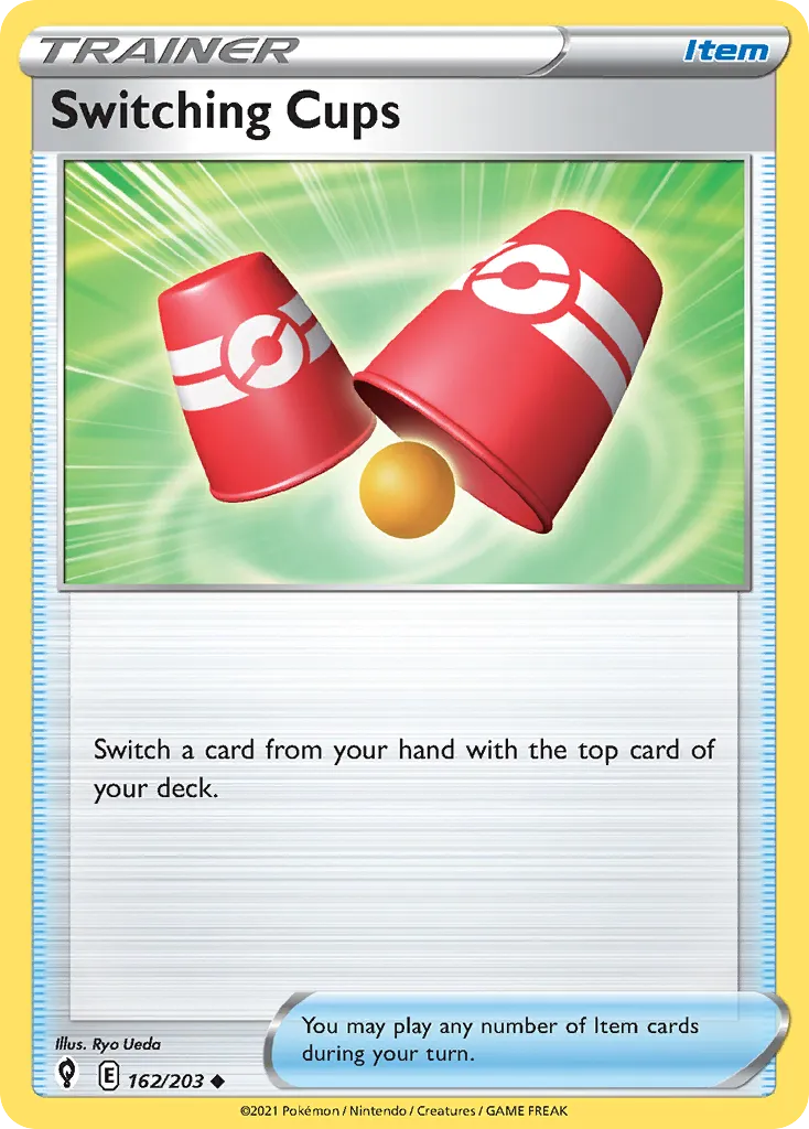 2021 Evolving Skies Switching Cups Uncommon #162/203 Uncommon card image