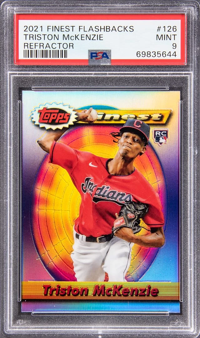 2021 Finest Triston McKenzie Flashbacks Refractor #126 card image