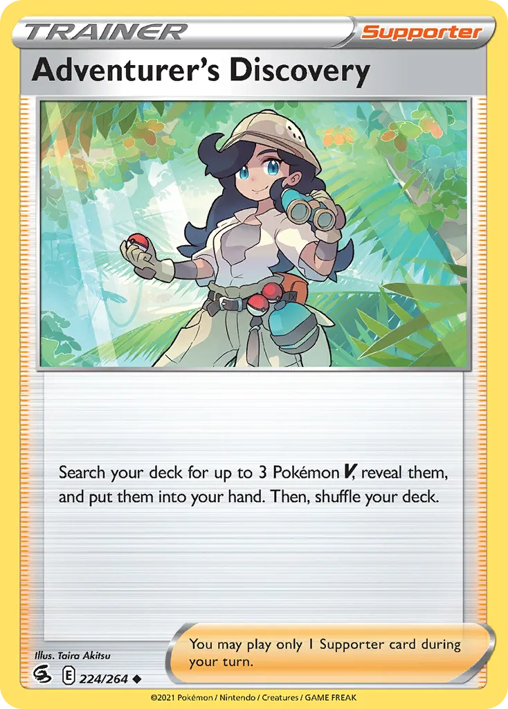 2021 Fusion Strike Adventurer's Discovery #224/264 Uncommon card image