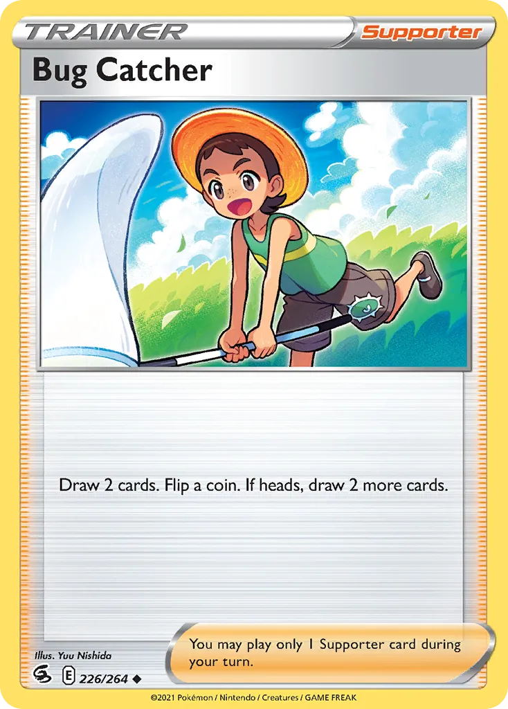 2021 Fusion Strike Bug Catcher #226/264 Uncommon card image