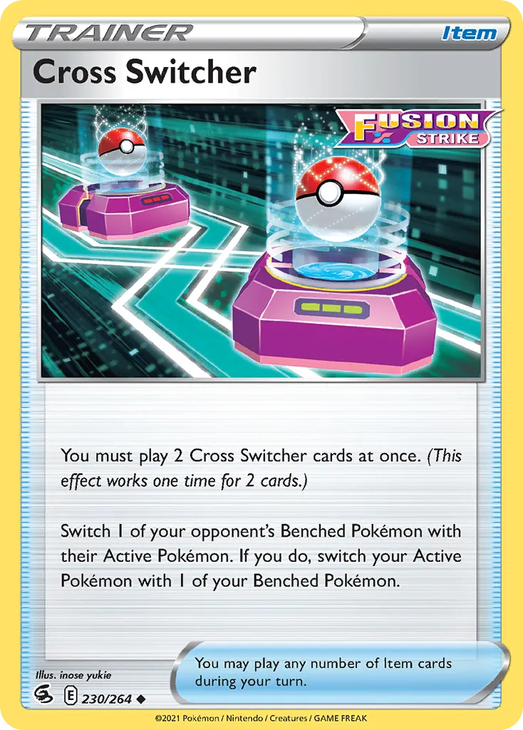 2021 Fusion Strike Cross Switcher #230/264 Uncommon card image
