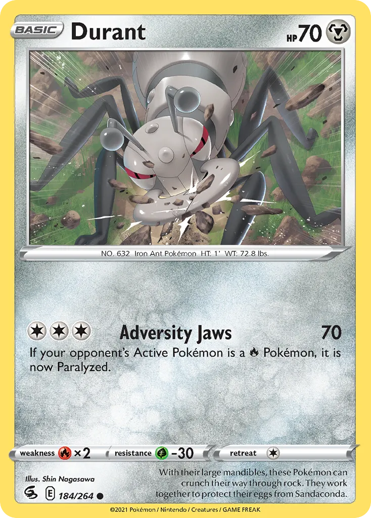 2021 Fusion Strike Durant #184/264 Common card image
