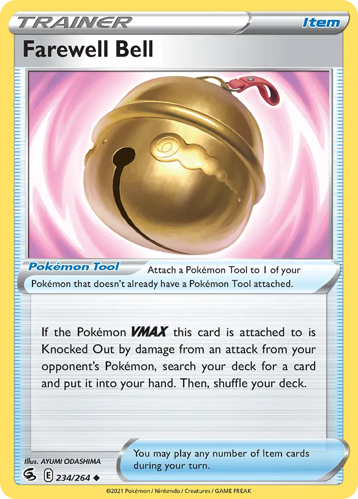 2021 Fusion Strike Farewell Bell #234/264 Uncommon card image
