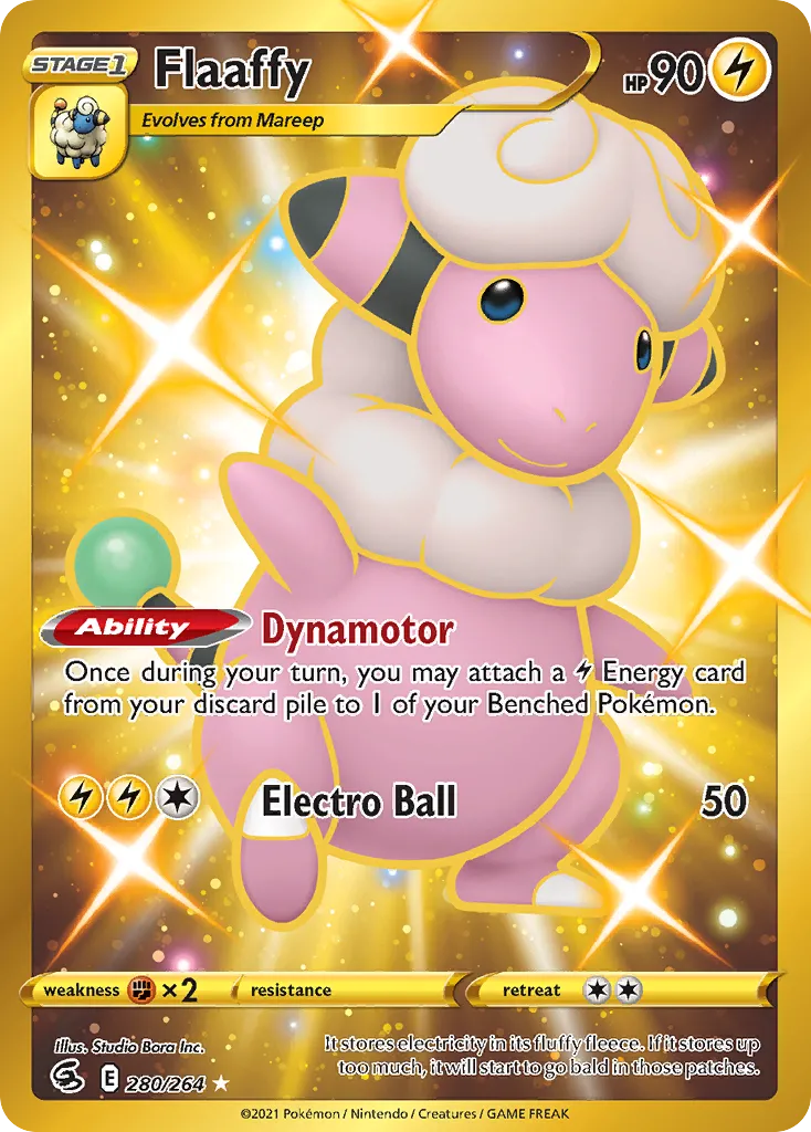 2021 Fusion Strike Flaaffy Rare Secret #280/264 Rare Secret card image