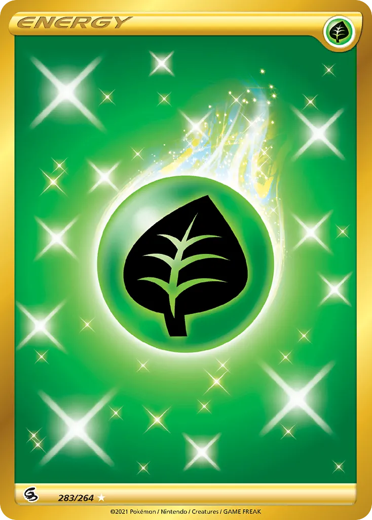 2021 Fusion Strike Grass Energy Rare Secret #283/264 Rare Secret card image