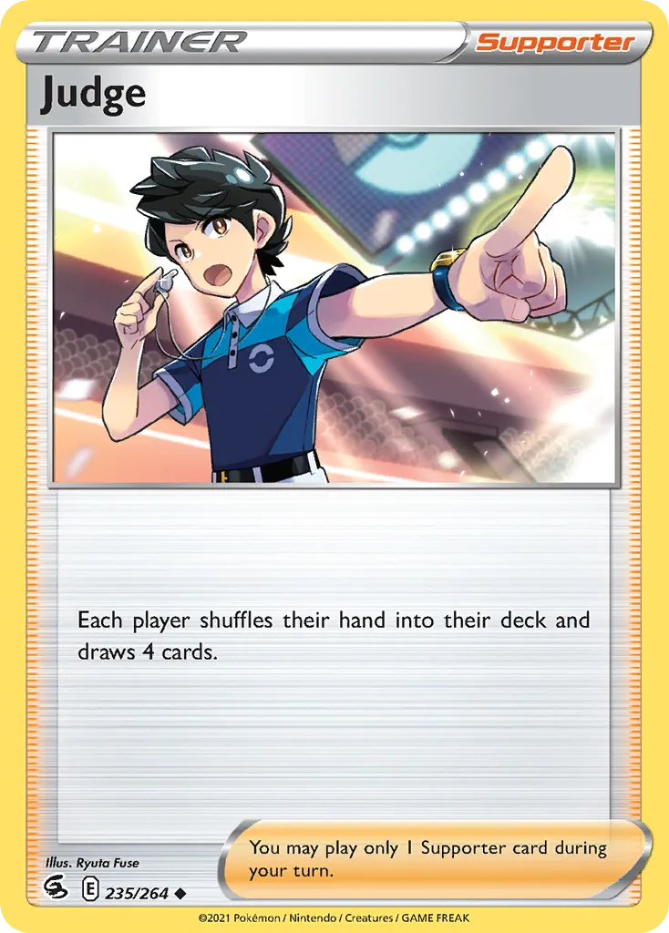 2021 Fusion Strike Judge #235/264 Uncommon card image