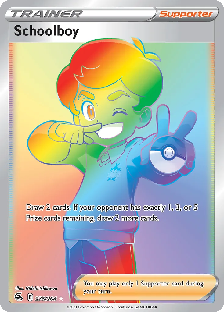 2021 Fusion Strike Schoolboy #238/264 Uncommon card image
