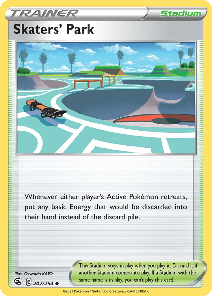 2021 Fusion Strike Skaters' Park #242/264 Uncommon card image