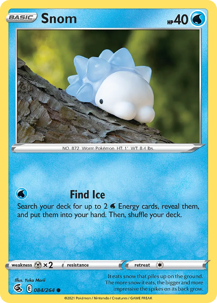 2021 Fusion Strike Snom Common #084/264 Common card image