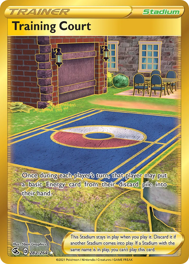 2021 Fusion Strike Training Court Rare Secret #282/264 Rare Secret card image