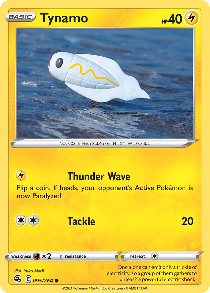 2021 Fusion Strike Tynamo Common #095/264 Common card image