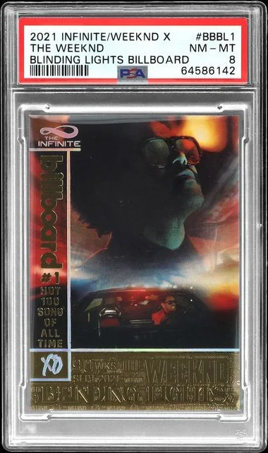 2021 Infinite The Weeknd X Blinding Lights Billboard The Weeknd #BB-BL1 card image