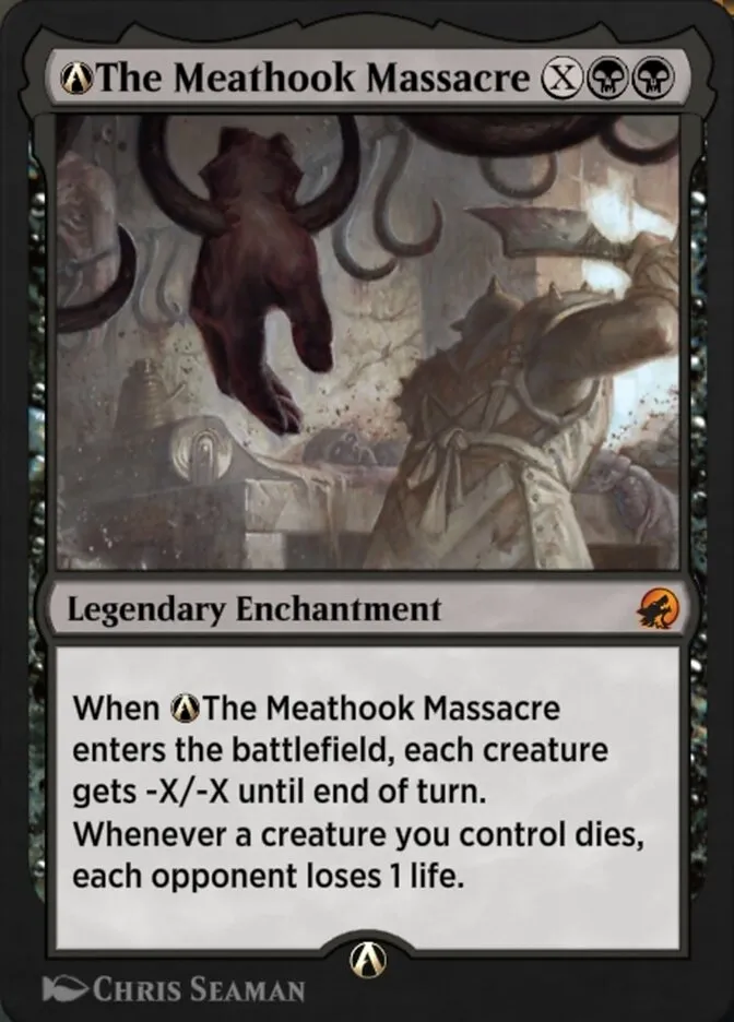 2021 Innistrad: Midnight Hunt A-The Meathook Massacre mythic #A-112 unlisted card image